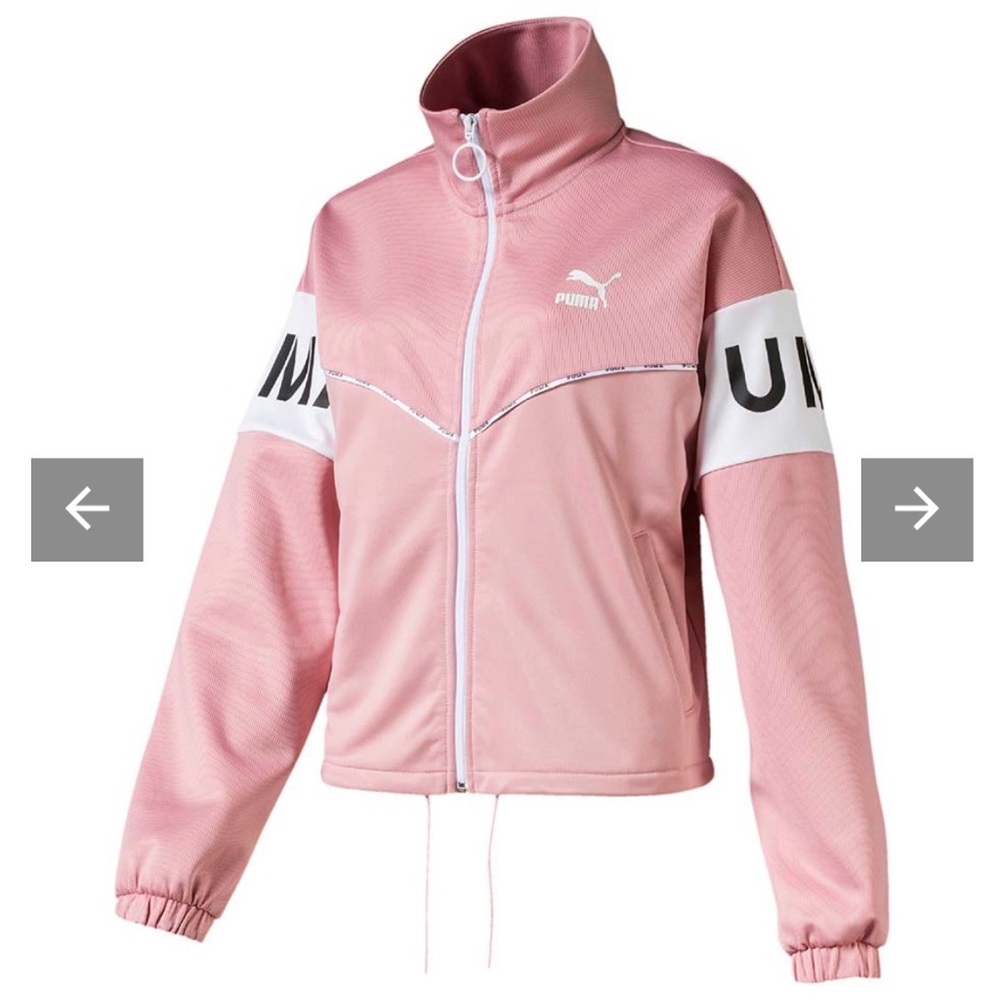 Puma XTG Track Jacket in Bridal Rose Pink
